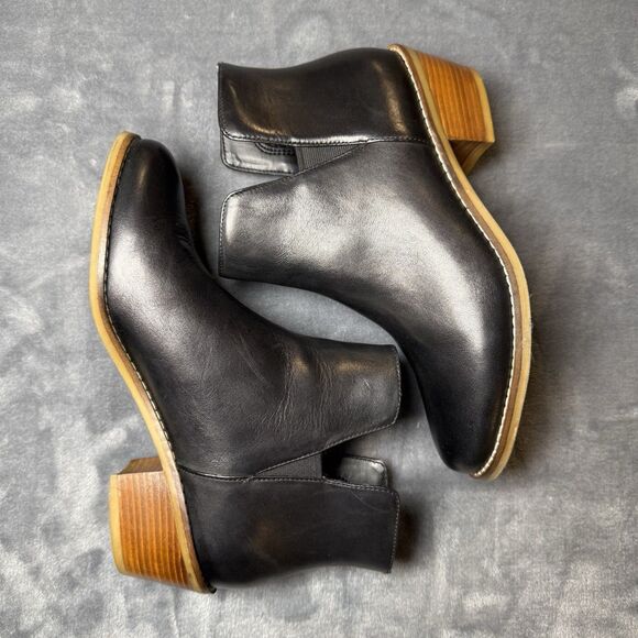 Cole Haan Women's Grand Zero Signature Leather Booties Black Leather Size 5B - Picture 5 of 8